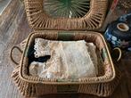 Oude naaimand volkskunst brocante mrt kant, Antiek en Kunst, Ophalen of Verzenden
