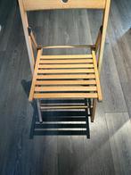 Klapstoel, Huis en Inrichting, Stoelen, Ophalen, Gebruikt, Bruin, Eén