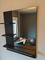 Spiegel met wandplank, Huis en Inrichting, Woonaccessoires | Spiegels, Ophalen, Minder dan 50 cm, Zo goed als nieuw, Minder dan 100 cm