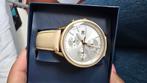Tommy Hilfger dames horloge leren bandje., Overige merken, Staal, Ophalen of Verzenden, Leer