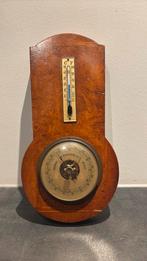 Antieke barometer met thermometer, Ophalen of Verzenden, Zo goed als nieuw