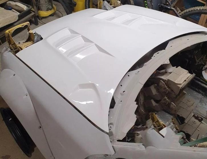 JapPower Vented motorkap FRP - Mazda Mx5 Mx-5 NA 89-97, Auto diversen, Tuning en Styling, Ophalen of Verzenden