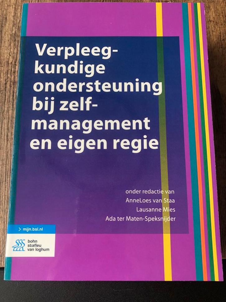 Verpleegkundige ondersteuning bij zelfmanagement eigen regie, Boeken, Studieboeken en Cursussen, Nieuw, HBO, Beta, Ophalen of Verzenden