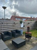 25 meter schuttingplanken en schuttingdeur te koop, Ophalen, 3 tot 6 meter, Hout, 1 tot 2 meter