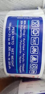 5 bollen grijze wol, Hobby en Vrije tijd, Ophalen of Verzenden, Nieuw, Breien of Haken, Wol of Garen