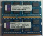 8GB DDR3 2x4GB PC3-12800 Kingston Sodimm 0813 0813, Computers en Software, RAM geheugen, Gebruikt, Verzenden, 8 GB, DDR3