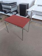 vintage retro Mimiset Cees Braakman voor Pastoe bijzettafel, Minder dan 45 cm, Gebruikt, Metaal of Aluminium, Design
