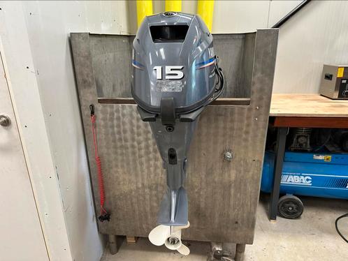 Yamaha F15CMH buitenboordmotor korstaat 2007 afstandbedient, Watersport en Boten, Buiten- en Binnenboordmotoren, Gebruikt, Benzine