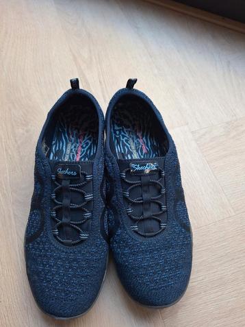 Skechers Relaxed Fit Instappers Blauw Maat 41 beschikbaar voor biedingen