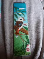 Decoratieve tegel met Kookaburra vogel gesigneerd Onbeschadi, Ophalen of Verzenden