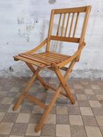 vintage brocante stoel stoeltje opklapbaar inklapbaar, Ophalen, Gebruikt, Overige kleuren, Vintage Mid Century jaren 30 40 50 60 70