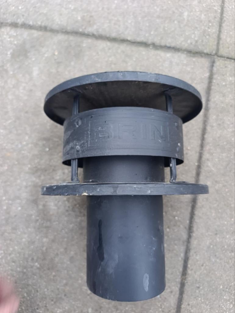 Aluminium Schoorsteenkap - Diameter 95mm, Gebruikt, Minder dan 30 cm, Overige typen, Minder dan 60 cm