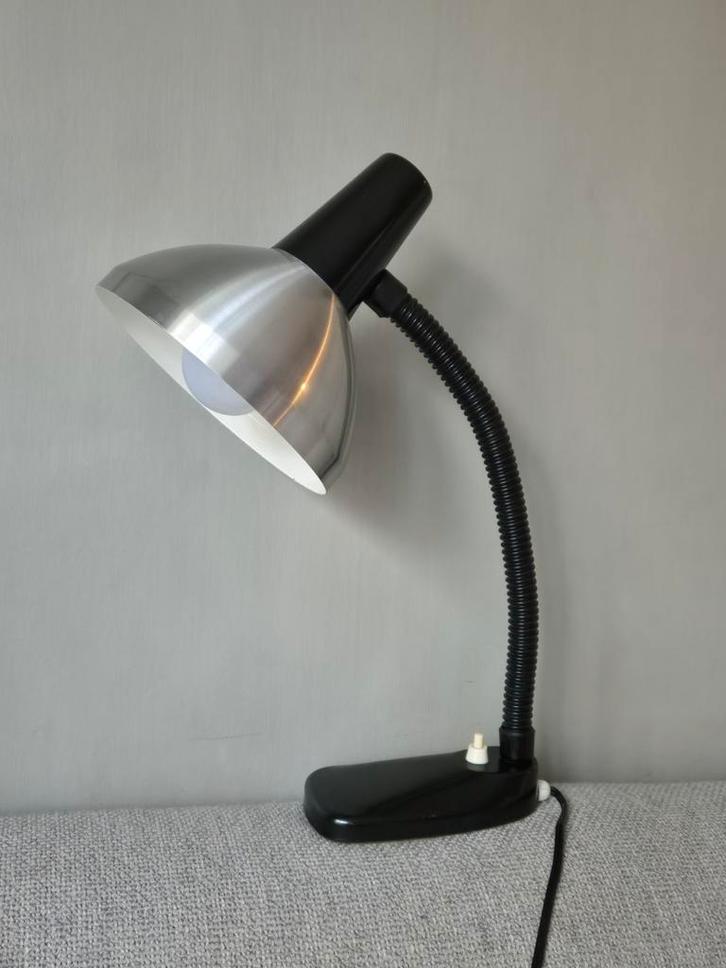 Hala Zeist Vintage Bureaulamp, Huis en Inrichting, Lampen | Vloerlampen, Zo goed als nieuw, Minder dan 100 cm, Metaal, Ophalen of Verzenden