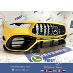 W118 CLA 45 S AMG BUMPER GEEL AERO NIGHT PAKKET VOORBUMPER +, Gebruikt, Voor, Mercedes-Benz, Ophalen of Verzenden