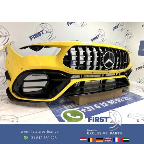 W118 CLA 45 S AMG BUMPER GEEL AERO NIGHT PAKKET VOORBUMPER +, Auto-onderdelen, Carrosserie en Plaatwerk, Bumper, Mercedes-Benz