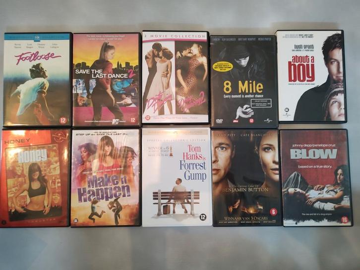 DVD Collectie - Footloose, 8 Mile, Forrest Gump & meer!, Cd's en Dvd's, Dvd's | Overige Dvd's, Ophalen of Verzenden