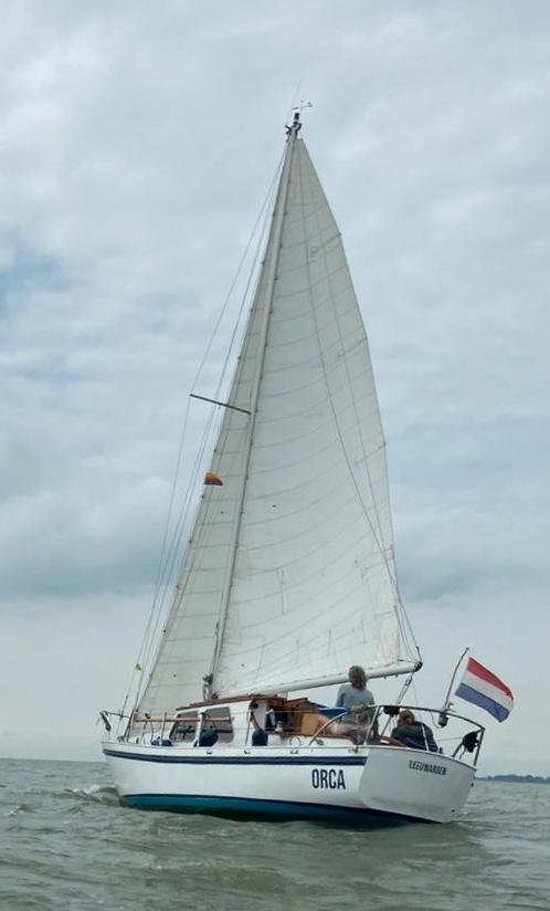 Volkerak 32 stalen zeilboot, Watersport en Boten, Kajuitzeilboten en Zeiljachten, Gebruikt, Tourjacht of Cruiser, Staal, 9 tot 12 meter