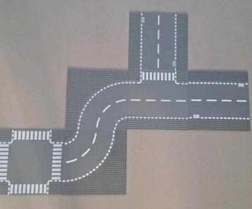 6x Lego plaat wegdelen  beschikbaar voor biedingen