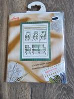 Lanarte borduurpakket tuinstoelen en bank 34475, Hobby en Vrije tijd, Ophalen of Verzenden, Nieuw, Handborduren, Borduurpakket