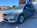 Ford Focus Wagon 1.8 Titanium/Cruise-c/Climate-c/Navi/PDC/Tr, 125 pk, Gebruikt, 4 cilinders, Blauw