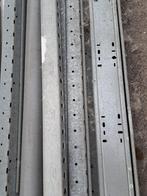 Partij kabelgoot metaal  lange lengtes van 280 cm., Doe-het-zelf en Verbouw, Metalen, Ophalen, Gebruikt, Van Sytzamawei 28, Kwekerij Driezum
