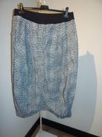Rundholz super aparte broek baggy model zwart wit ruit L