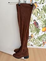 Donkerbruine overknee laarzen maat 38, Kleding | Dames, Hoge laarzen, Bruin, Ophalen of Verzenden, Onbekend