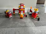 Lego Duplo brandweerkazerne 10903 en 10592, Duplo, Gebruikt, Ophalen of Verzenden