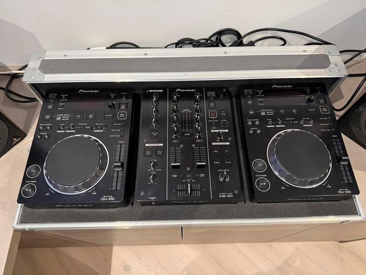 Pioneer dj set incl. flightcase! ZGAN, Muziek en Instrumenten, Dj-sets en Draaitafels, Zo goed als nieuw, Pioneer, Ophalen