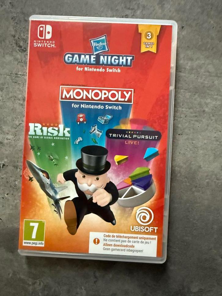 Game Night Switch - Risk, Monopoly, Trivial Pursuit, Spelcomputers en Games, Games | Nintendo Switch, Nieuw, Strategie en Constructie