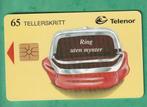 0198-Noorwegen telefoonkaart gebruikt, Verzamelen, Telefoonkaarten, Verzenden, Buitenland
