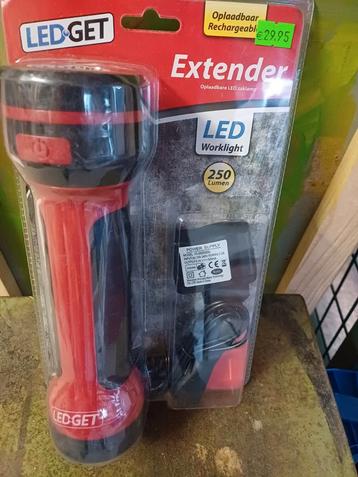 Extender Oplaadbare LED Zaklamp - Nieuw beschikbaar voor biedingen