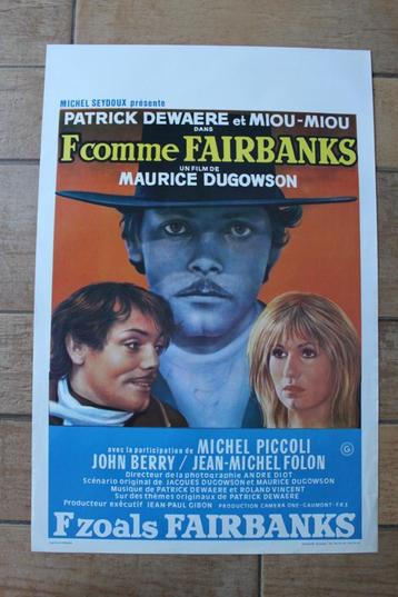 filmaffiche Miou-Miou F comme Fairbanks filmposter beschikbaar voor biedingen