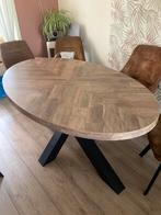 Ovale tafel 1.60 lang, Ophalen, Vijf personen of meer, Ovaal, 200 cm of meer