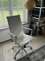 Eames bureaustoel hoge rug wit leer EA119, Huis en Inrichting, Ophalen, Gebruikt, Wit