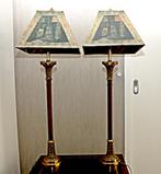 Authentieke tafellampen, Huis en Inrichting, Lampen | Hanglampen, Ophalen, Gebruikt, 50 tot 75 cm