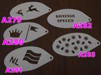 schmink stencil sjabloon vanaf 1,25 pst heel veel soorten, Ophalen of Verzenden, Nieuw, Schmink, Carnaval