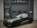 Audi A3 Sportback 30 TFSI S edition nw APK full Black 2021!, Gebruikt, Leder en Stof, Zwart, Origineel Nederlands
