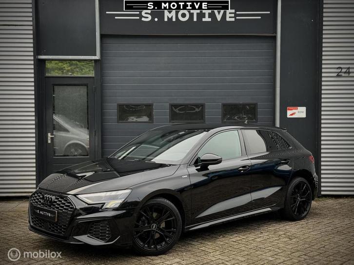 Audi A3 Sportback 30 TFSI S edition nw APK full Black 2021!, Auto's, Audi, Bedrijf, Te koop, A3, ABS, Airbags, Airconditioning