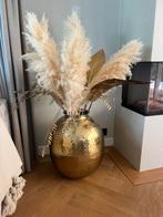 Xl gouden vaas 60 x40, Ophalen of Verzenden, Zo goed als nieuw