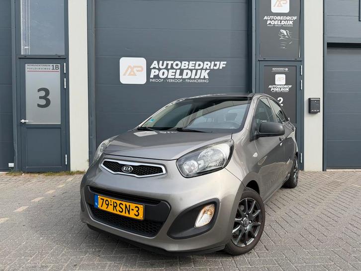 Kia Picanto 1.0 Cvvt 5-DRS 2011 Grijs Airco Nap, Auto's, Kia, Bedrijf, Picanto, ABS, Airbags, Airconditioning, Bluetooth, Centrale vergrendeling