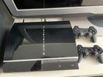 Sony PS3 Phat met 2 controllers + Games, Spelcomputers en Games, Phat, Met 2 controllers, Gebruikt, Met games