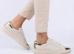 Michael Kors zeer nette leren sneakers Wit/Goud ZGAN maat 36, Michael Kors, Wit, Ophalen of Verzenden, Sneakers of Gympen