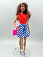 Barbie fashionista doll - floral skirt, Ophalen of Verzenden