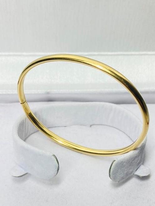 Gouden armband - slavenarmband - 14 karaat, Sieraden, Tassen en Uiterlijk, Armbanden, Zo goed als nieuw, Goud, Ophalen of Verzenden