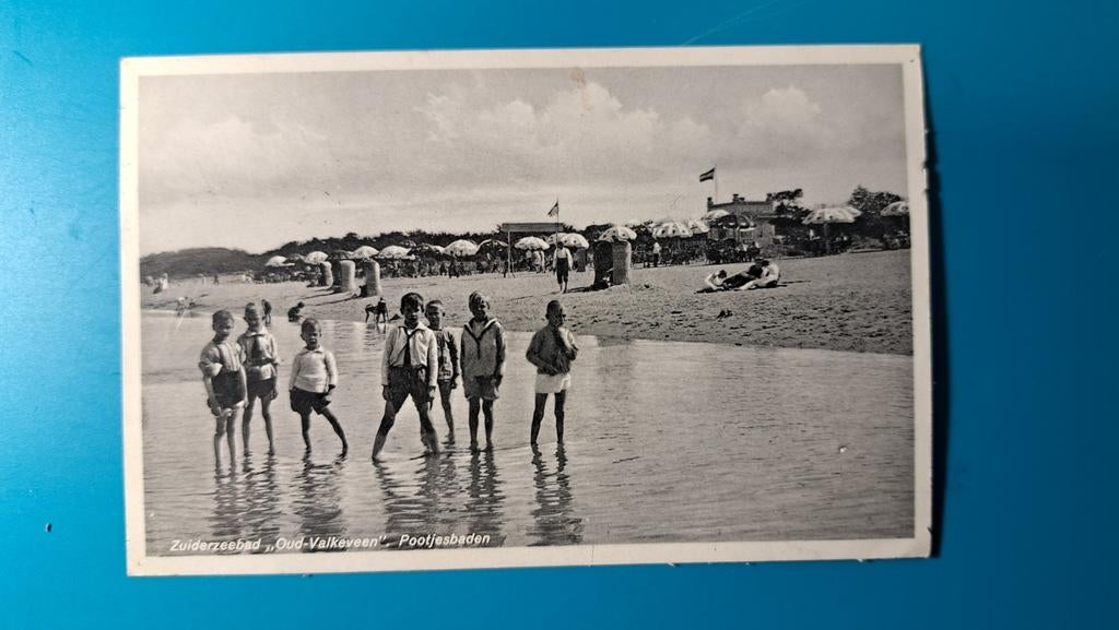 Oud Valkeveen Zuiderzeebad Pootjesbaden, Ophalen of Verzenden, 1920 tot 1940, Gelopen, Noord-Holland