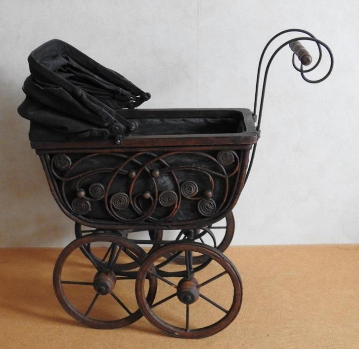 Sier poppenwagentje., Verzamelen, Poppen, Gebruikt, Overige typen, Ophalen