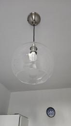 Ikea glazen hanglamp zgan Jakobsbyn helder glas, Huis en Inrichting, Lampen | Hanglampen, Ophalen, Zo goed als nieuw, Glas, Minder dan 50 cm
