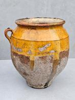 Antieke Zuid-Franse Confit Pot - 1850-1900, Antiek en Kunst, Antiek | Keramiek en Aardewerk, Ophalen of Verzenden