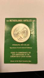 Zilveren Herdenkingsmunt 1948-1973 koningin Juliana, Ophalen of Verzenden, Zilver